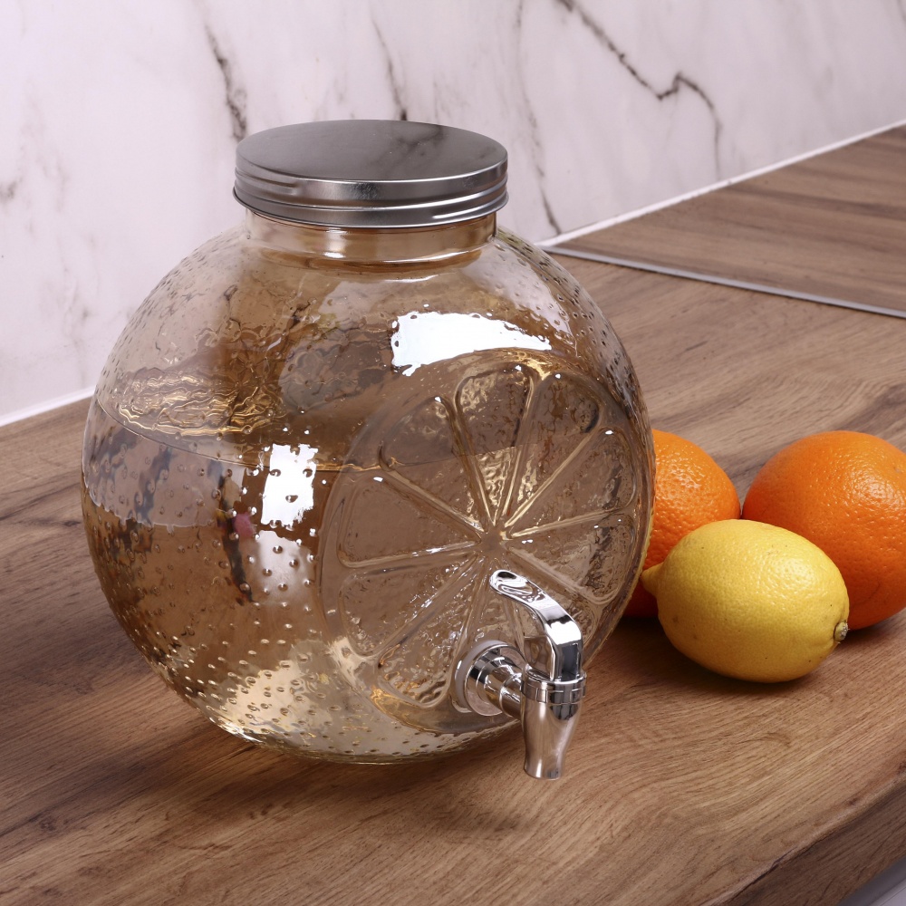 Емкость для напитков Maxmark Electro Amber 5 л с крышкой и краном