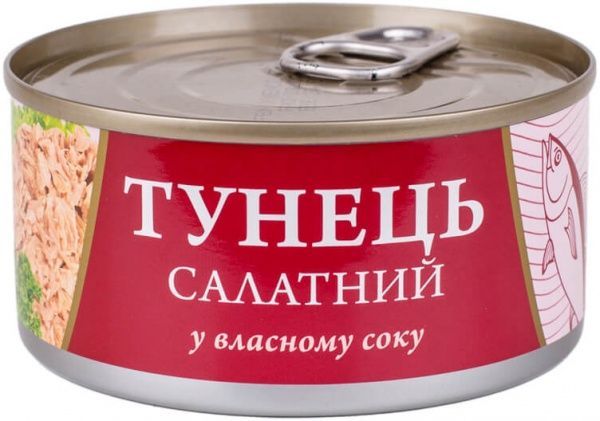 Консерва Fish Line Тунець у власному соку 185 г