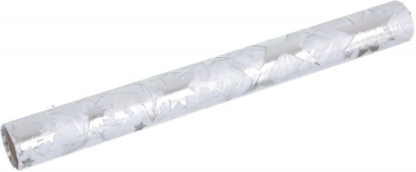 Бумага для упаковки Koopman серый STARS 36,5x200 см 