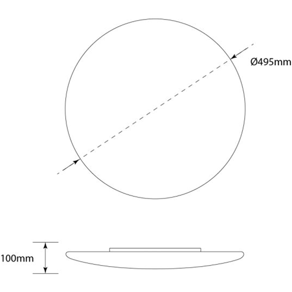 Світильник світлодіодний Светкомплект Ardiente SL-R RGB з пультом ДК 68 Вт білий 2800-6000 К 