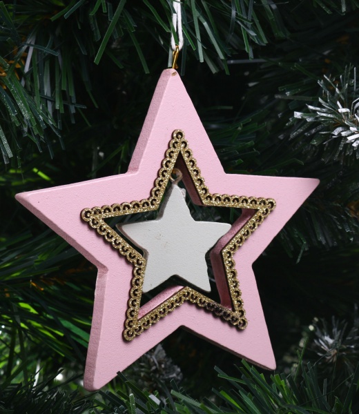 Декорація новорічна 10х1,2х10 см DH8053040 