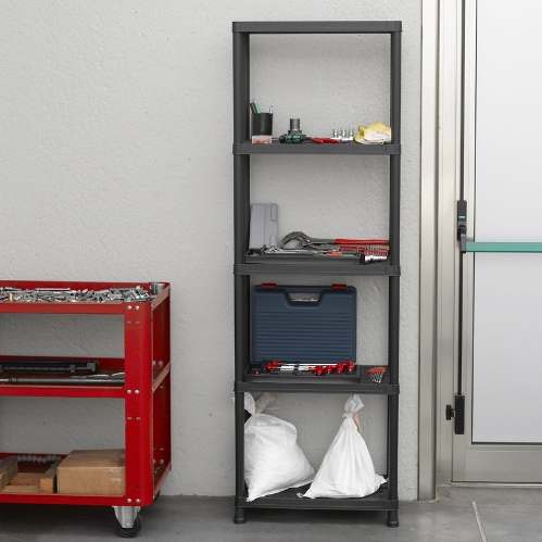 Стеллаж Toomax 5 полок Universal Vent 63-5 1800x300x600 мм черный (143-TOOMAX) 