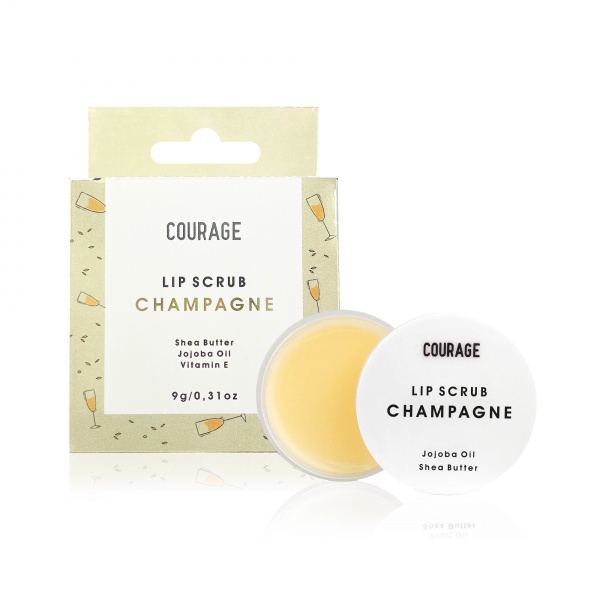 Скраб для лица COURAGE Lip scrub 9 г champange