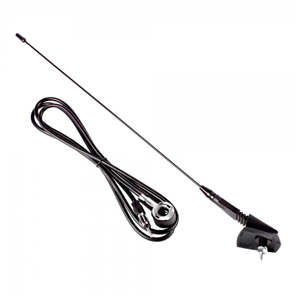 Антена автомобільна AMiO 41см 5мм адаптер ANT01 (01048)