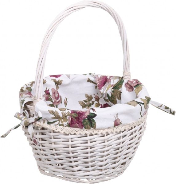 Корзина плетеная с текстилем Tony Bridge Basket 28x16/35 см EP19-11F-2 