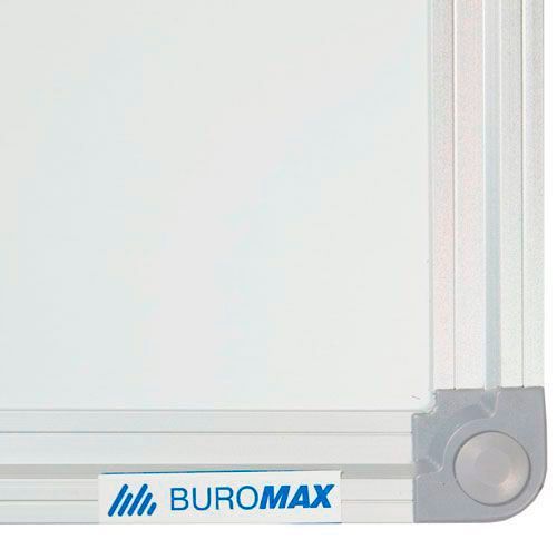 Доска магнитно-маркерная Buromax 60х45 см с алюминиевой рамкой 