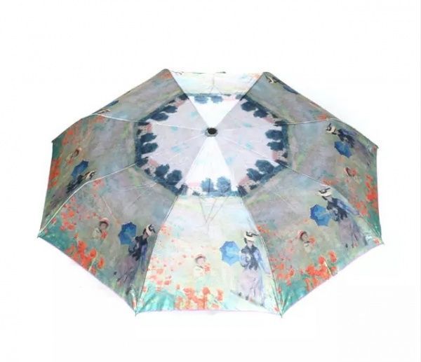 Зонт AVK 178-12 Дикие маки близ Аржантея зеленый 