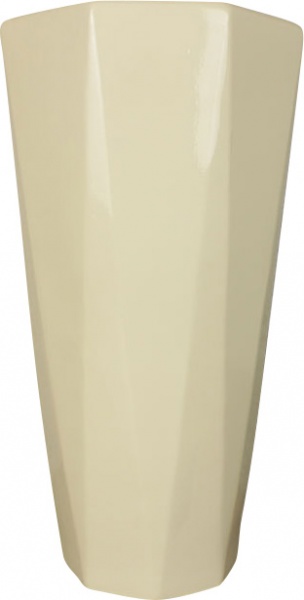 Ваза керамическая Nana ceramics Комета 40 см бежевый глянец 