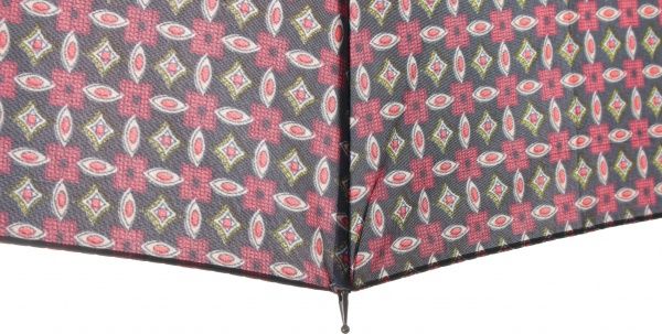 Зонт Калейдоскоп, трость, автомат красный 