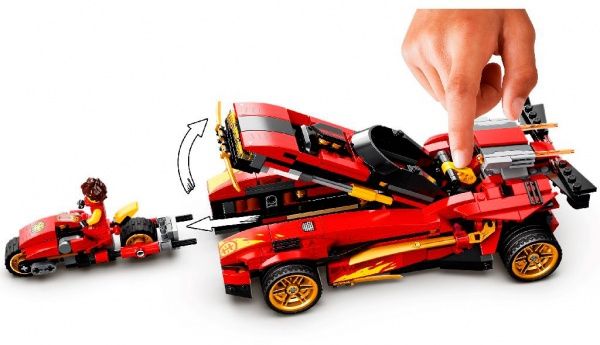 Конструктор LEGO Ninjago Переслідувач ніндзя X-1 71737