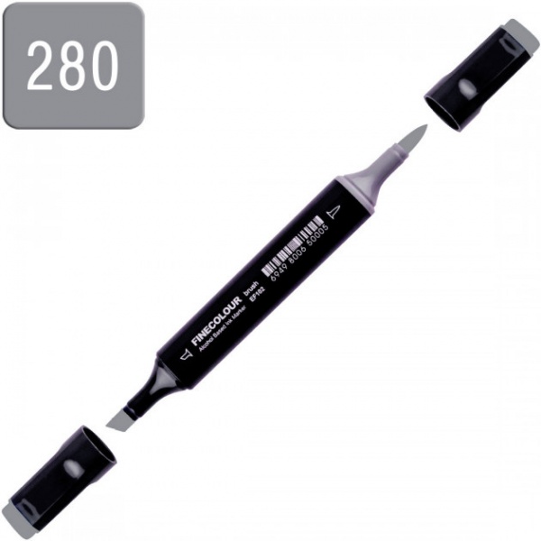 Маркер спиртовой FINECOLOUR EF102-280 нейтральный серый №7 