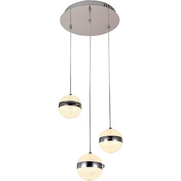 Подвес Victoria Lighting LED 3x9 Вт хром Cosmic 