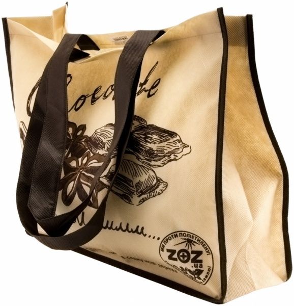 Экосумка Шоколад бежевый  