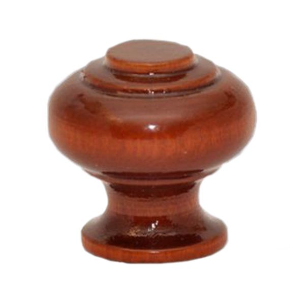 Мебельная ручка деревянная №1 коричневый