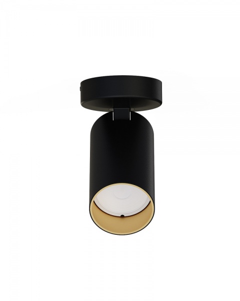 Спот Nowodvorski Mono 1x10 Вт GU10 черный/золото 7763 