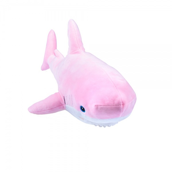 Мягкая игрушка DGT-PLUSH Акула 34 см розовый с белым AKL01R