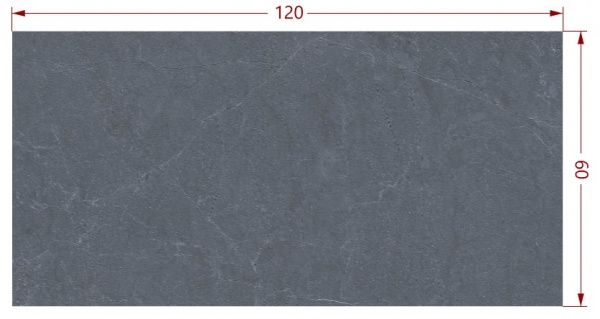 Плитка Cerossa Ceramica Caprera Nero 120x60 