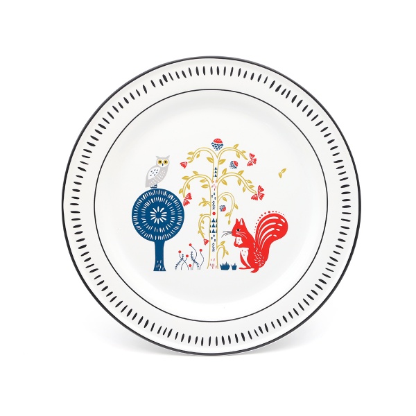 Тарелка обеденная Лесная песня 27 см MVM