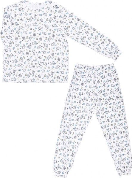 Пижама для мальчиков Фламинго р.140 синий 000-010 