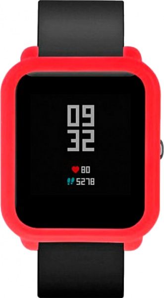 Накладка силиконовая Amazfit Smart Band Bip red 459583 