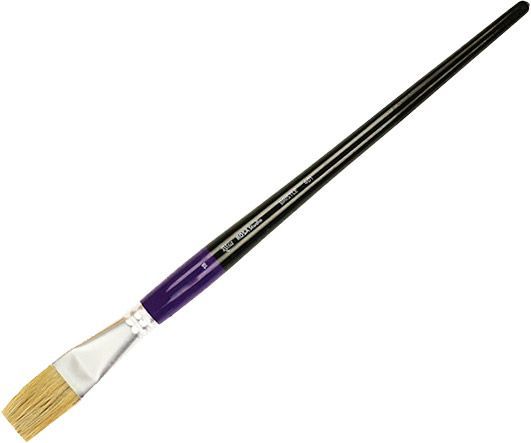 Кисть щетина плоская 401 № 20 Rosa Studio 