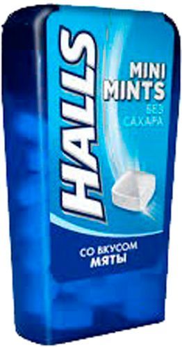 Конфеты Halls Mini Mints со вкусом мяты