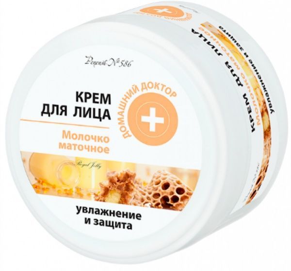 Крем для обличчя день-ніч Домашний доктор Молочко маточне 100 мл