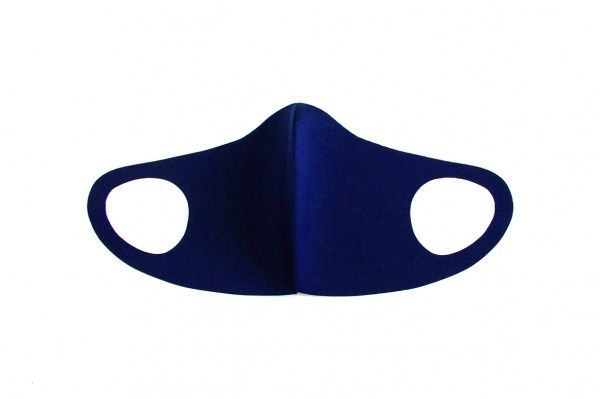 Маска Grandtex неопренова багаторазова темно-синя р. L 3 шт.