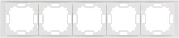 Рамка пятиместная Simon Basic Neos универсальная белый BMRC5/11