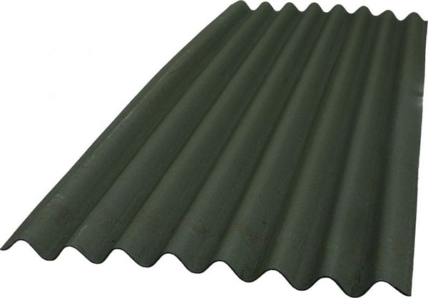 Комплект 4+1 Лист бітумний Onduline DIY зелений 2000х760 мм