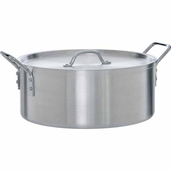 Кастрюля из алюминия с крышкой 9 л