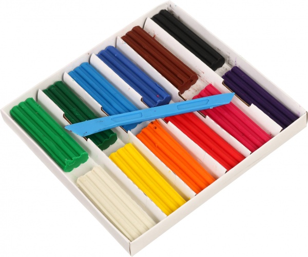 Пластилин восковый Anime 12 цветов Nota Bene