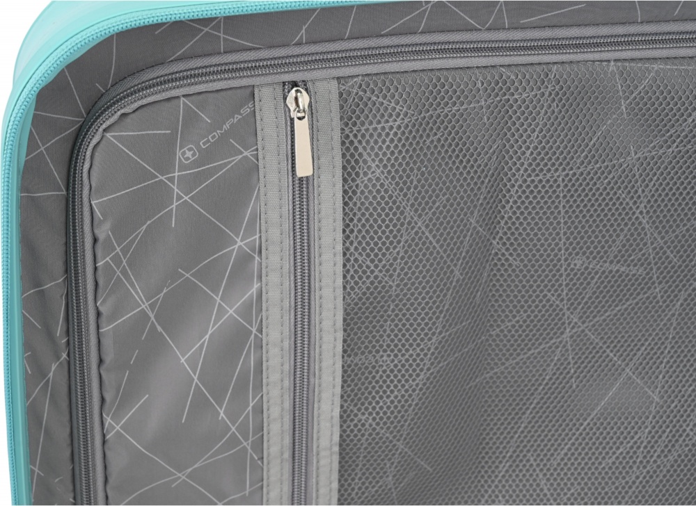 Чемодан Compass MS-2693 37 л розовый с голубым 35x22x55 см S