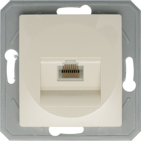 Розетка комп’ютерна TEM Ekonomik RJ45 слонова кістка KE37IWX0-U