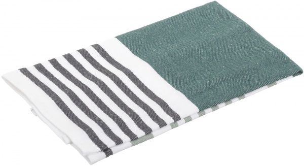 Набір рушників Stripes 40x60 см UP! (Underprice) зелений/клітчастий 