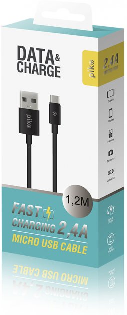 Кабель Piko CB-UM11 USB – microUSB 1,2 м чорний