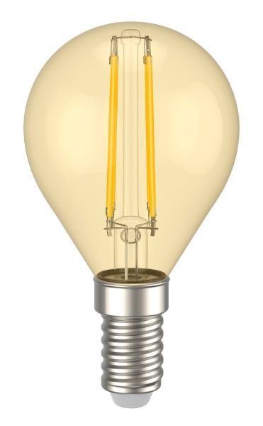 Лампа світлодіодна IEK FIL Gold G45 7 Вт E14 2700 К 220 В жовта 