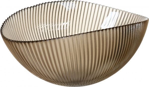 Фруктовница Arco Prismatico 30х20 см дымчатый блестящий Antonio Tammaro