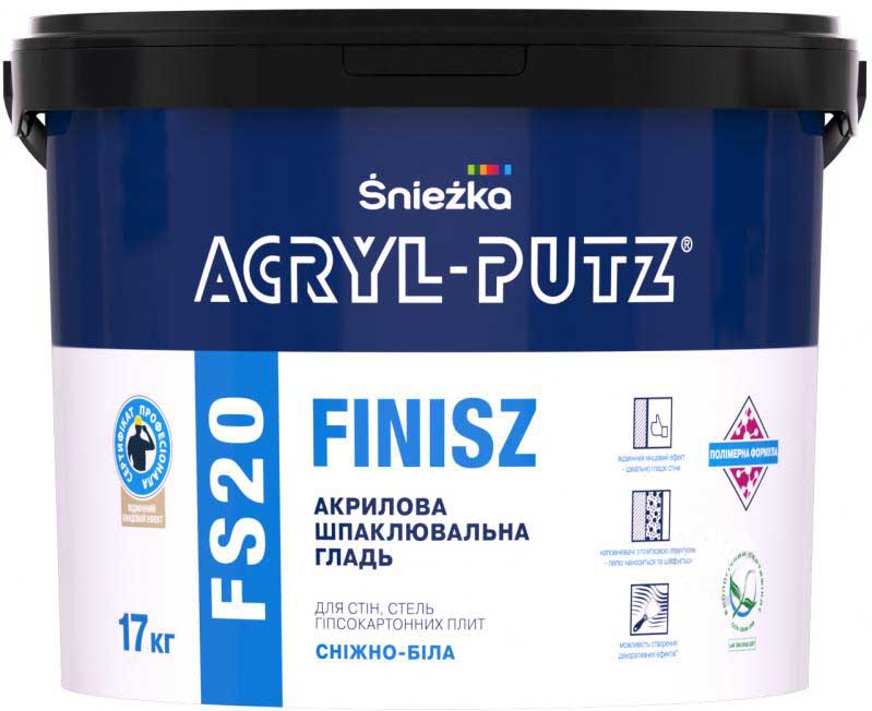 Шпаклевка Sniezka ACRYL-PUTZ FS20 17 кг