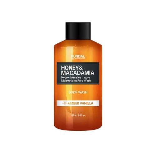 Гель для душу Kundal Honey & Macadamia Body Wash Amber Vanilla Бурштинова ваніль 100 мл