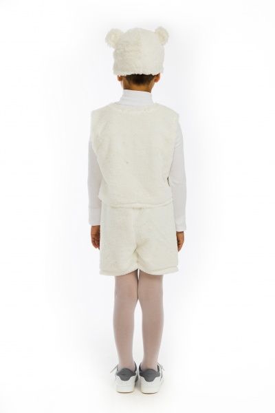 Костюм карнавальний КАРНАВАЛІЯ Ведмедик білий 4-7 років р.116-122 білий