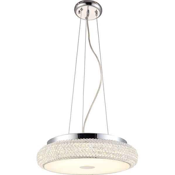 Люстра светодиодная Altalusse LED-модуль 1x24 Вт хром 2949