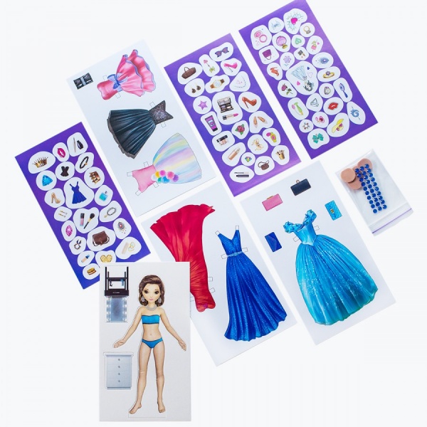 Набор Ранок Одевалка Fashion look Гламурная одежда 486071