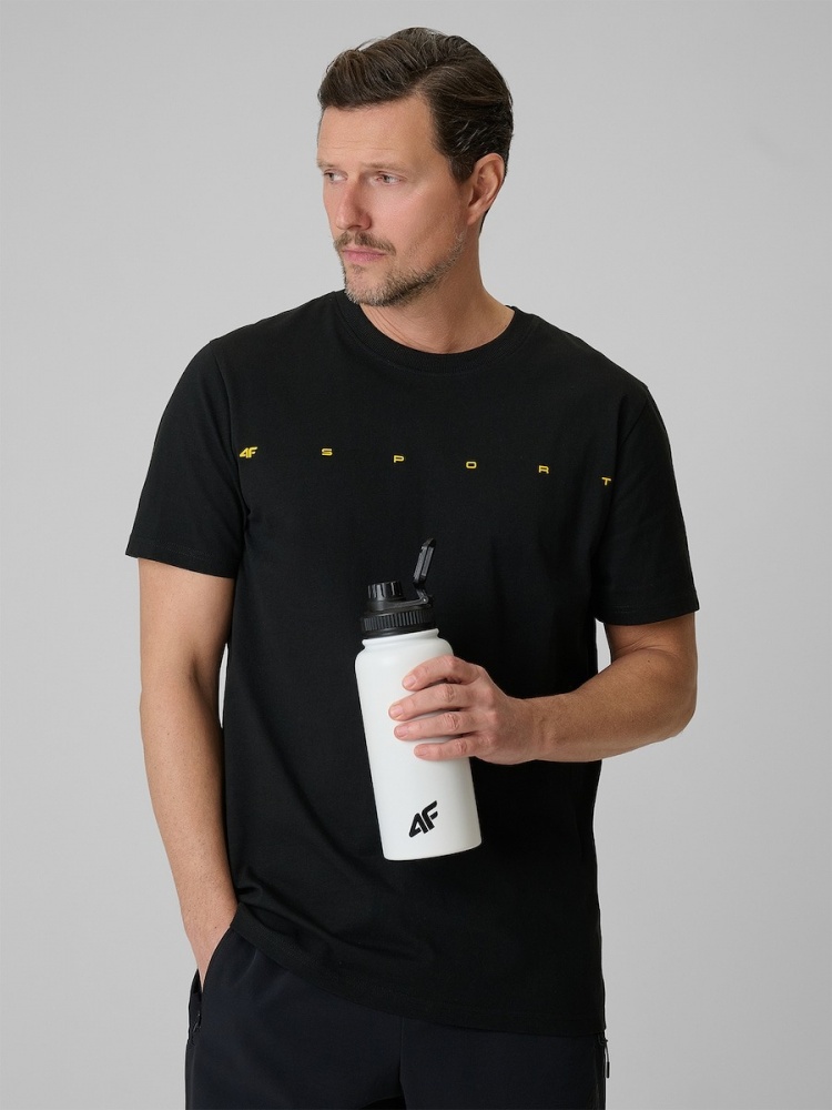 Футболка 4F 4FWSS26TTSHM2661-20S р.XL чорний