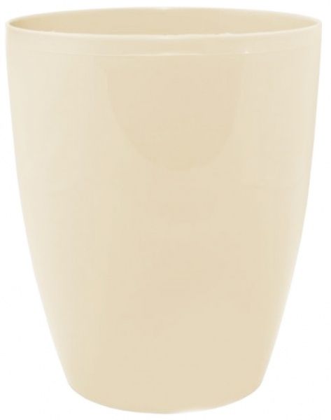 Кашпо пластикове Алеана Орео круглий 2,3л кремовий (115056) 