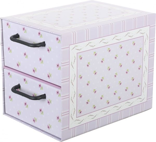 Комод картонный Miss Space Provenzale 2 відділення лавандовий