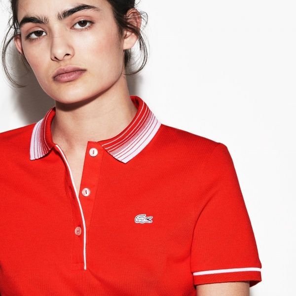 Поло Lacoste PF4586JG6 38 кораловий