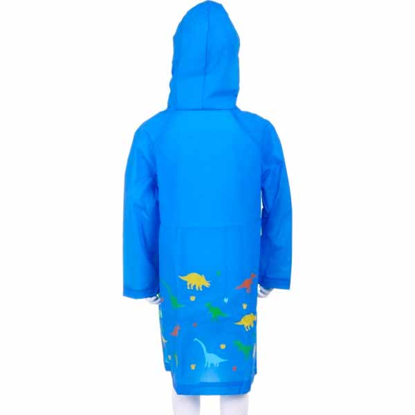 Дождевик для мальчика Susino Динозавры р.120 голубой RP213 XL (120-135)