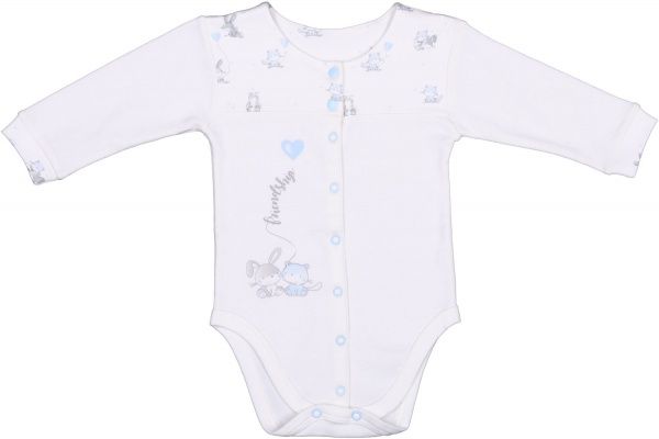 Боди детское для мальчика Baby Veres Friendship р.68 голубой 