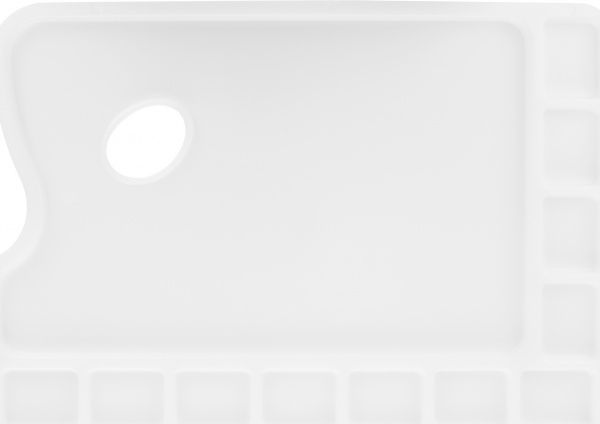 Палітра пластикова прямокутна професійна